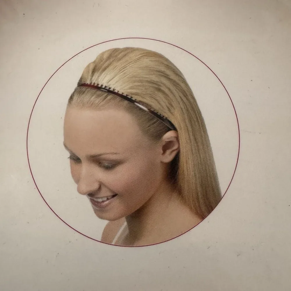 Vtg Y2k Scunci Flexi-Wrap Headband Hair Accessories NOS New On Card Brown‎ Teeth